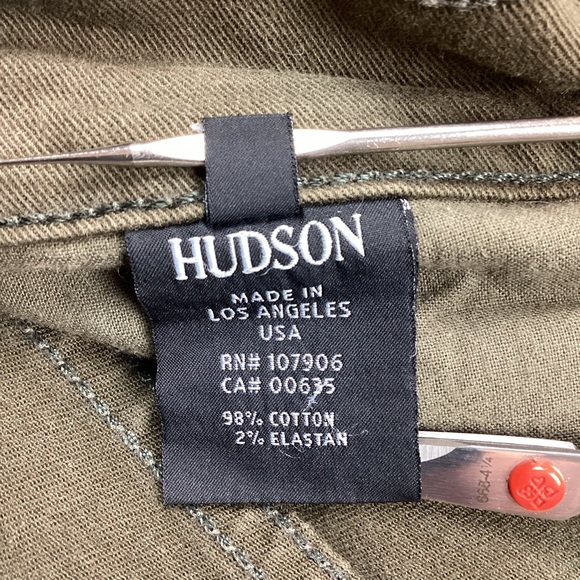 HUDSON Bryon 5 Pocket Straight Jeans Buttonfly Brown - Picture 10 of 12